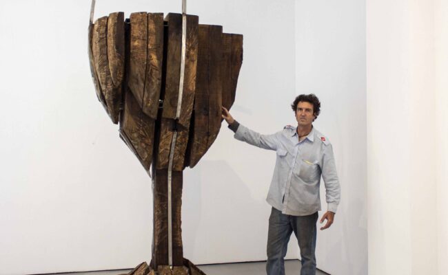 Juan Garaizabal escultura de madera