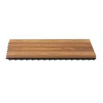 Baldosa de madera termotrada rectangular exteriores