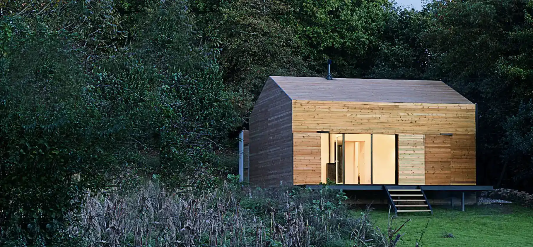 Vivienda reformada con madera