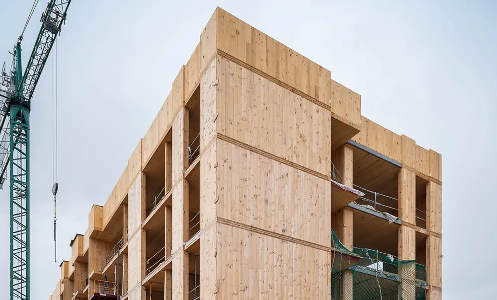 Edificación con madera estructural