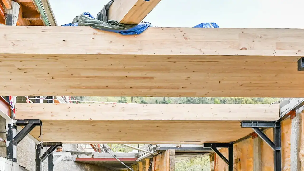 Bodega de Viña Mein construida con CLT de pino gallego