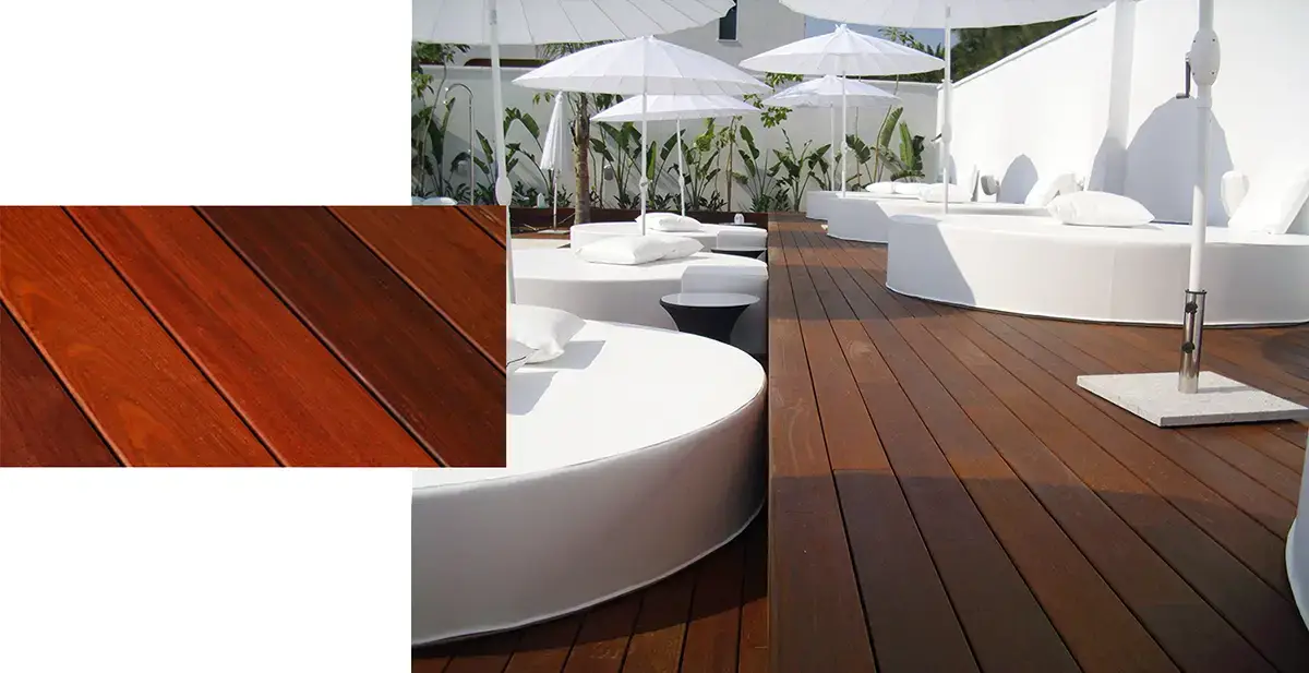 suelo de madera tropical