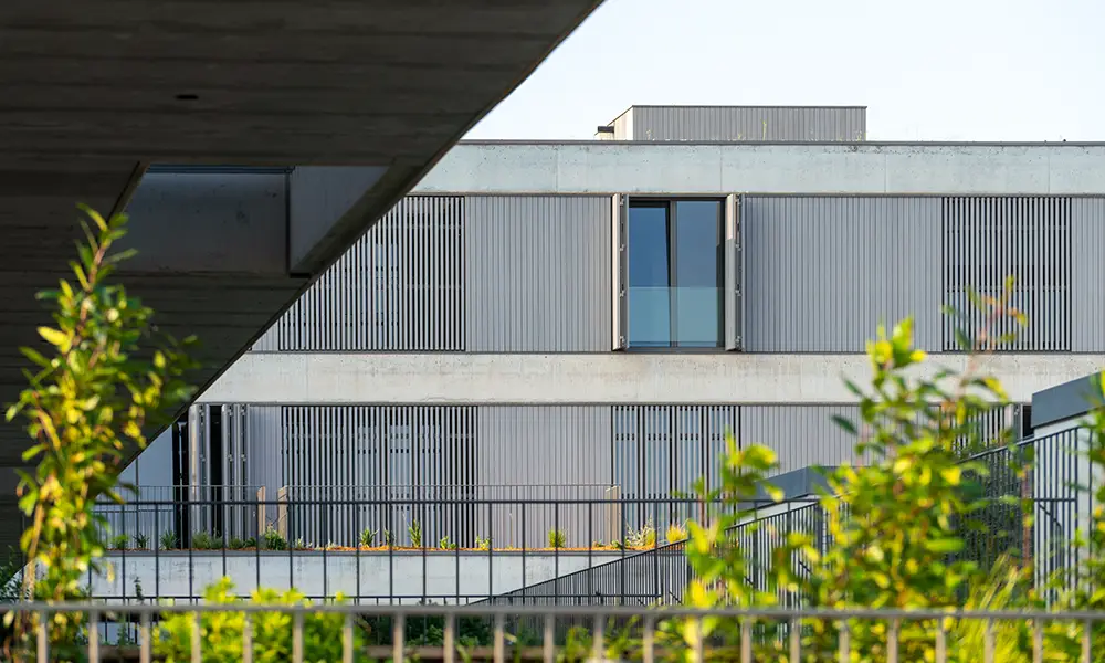 Fachada de madera exterior en Foxos